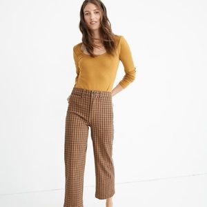 Madewell Emmett Wide Leg Crop Pants